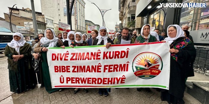 Yüksekova’da 15 Mayıs Kürt Dili Bayramı açıklaması: “Dilimiz kimliğimizdir”