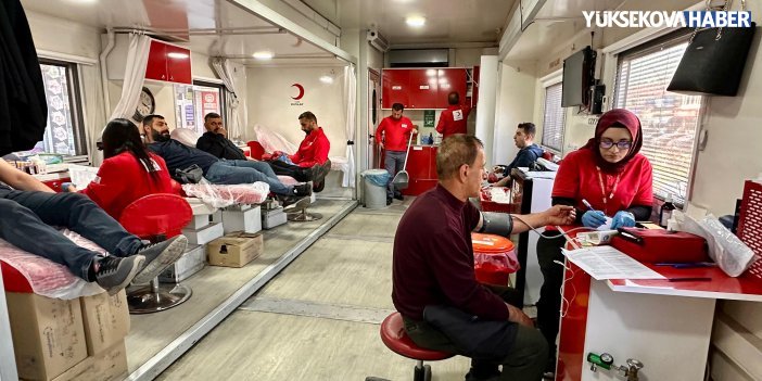Yüksekova'da Kızılay’dan kan bağışı çağrısı