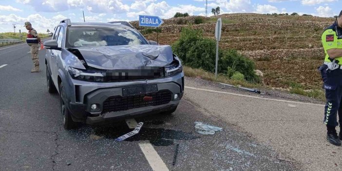Mardin’de iki otomobil çarpıştı: 4 yaralı