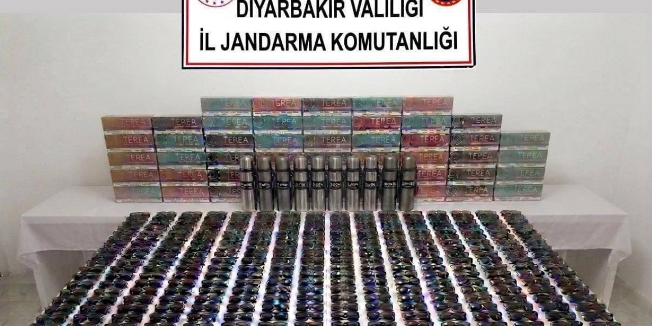Diyarbakır’da çok sayıda gümrük kaçağı ürün yakalandı