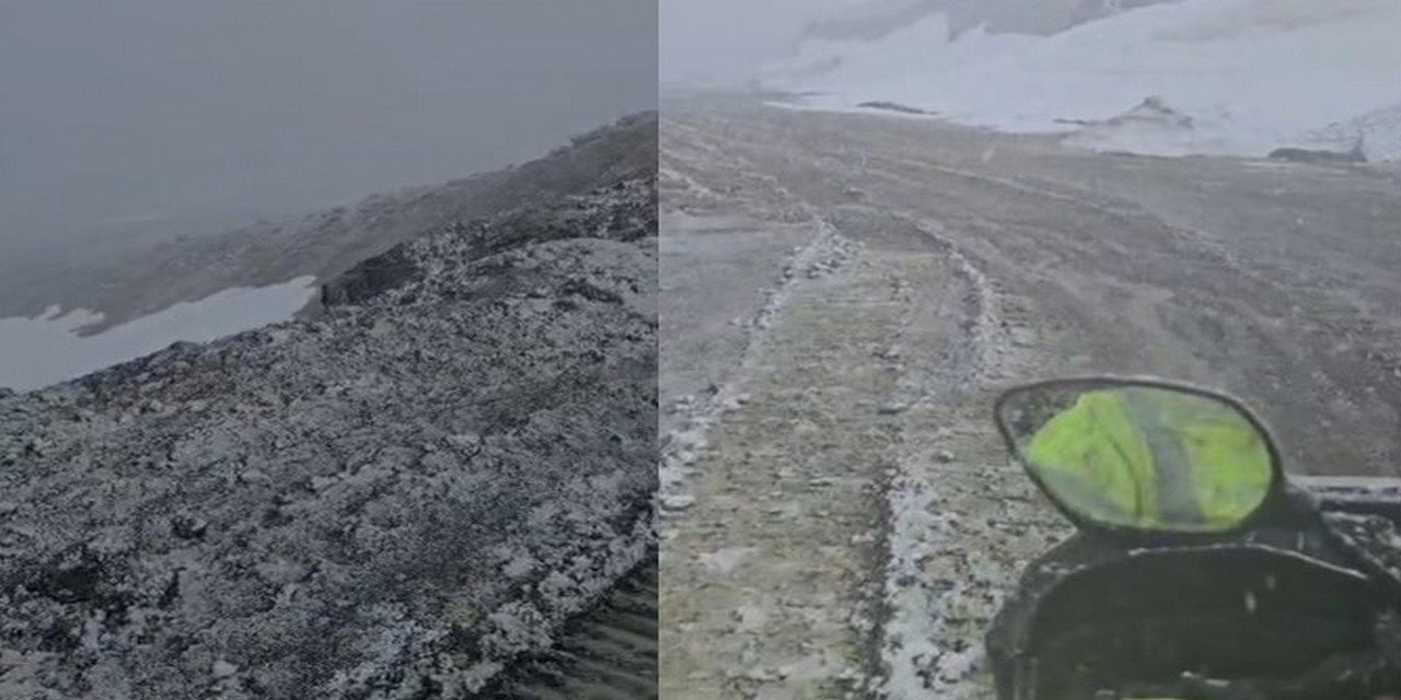 Hakkari’de Mayıs ortasında kar ve fırtına