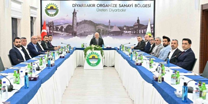 Diyarbakır OSB yeni yönetim ve müteşebbis toplantısı yapıldı
