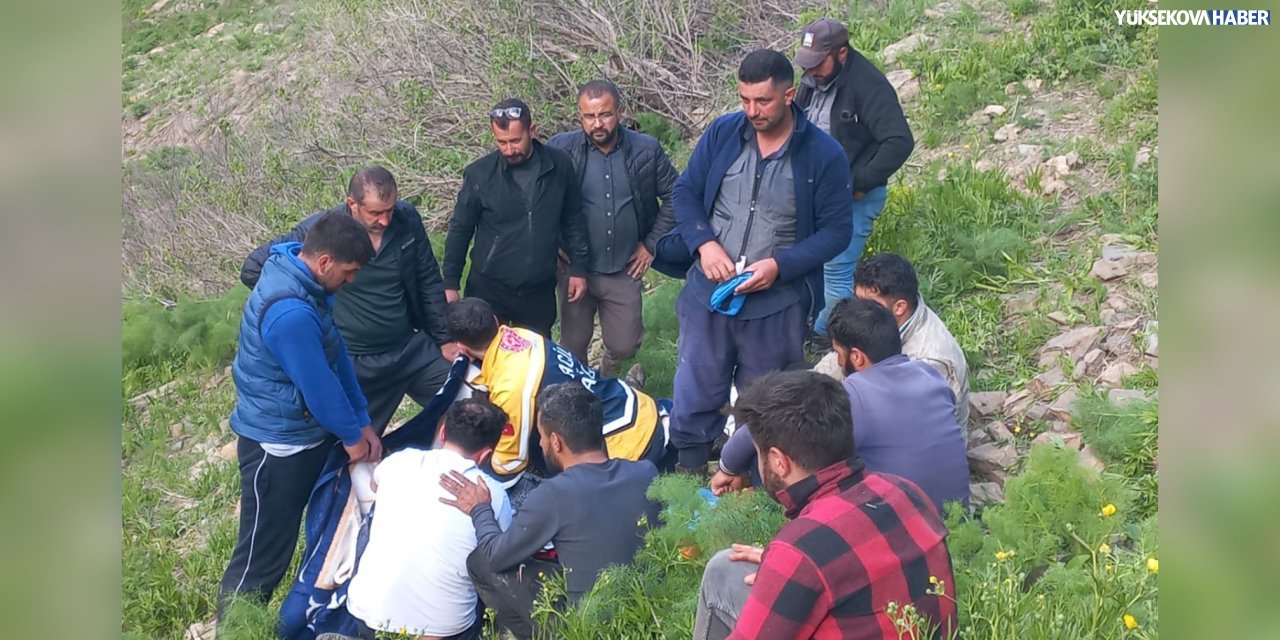 Yüksekova’da kayalıklardan düşen kadın ağır yaralandı