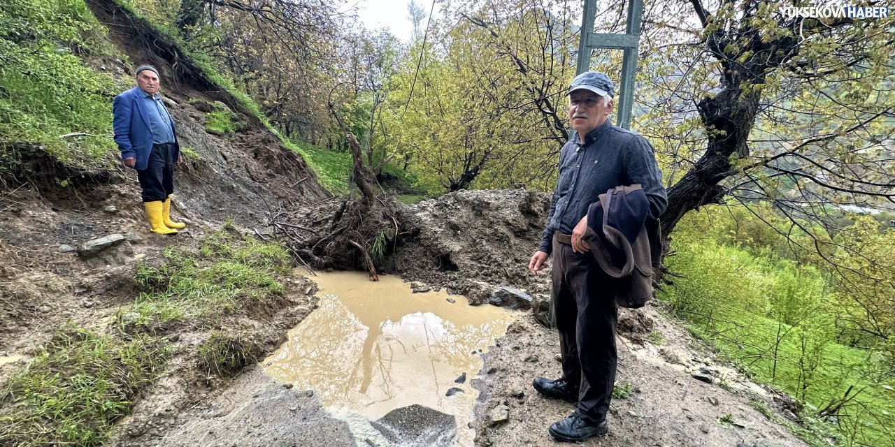 Yüksekova’da yıllardır yapılmayan üç köyün ortak yolu köylüleri isyan ettirdi