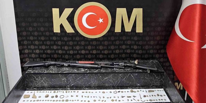 Şırnak’ta tarihi eser operasyonunda 180 obje ele geçirildi