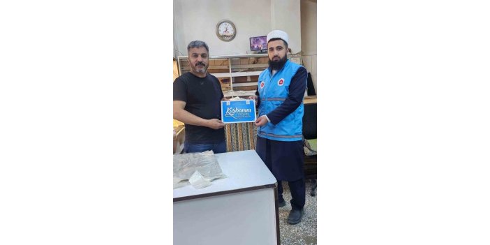 Diyarbakır'ın Çermik ilçesinde görevli imam 54 kurban bağışı topladı