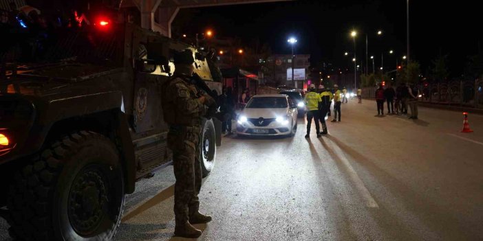 Şırnak’ta bin 800 polisle "Huzur Şırnak" uygulaması