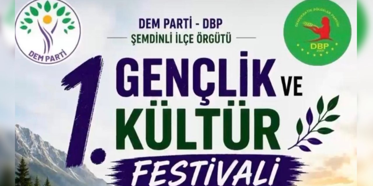 Şemdinli’de “1. Gençlik ve Kültür Festivali” düzenlenecek