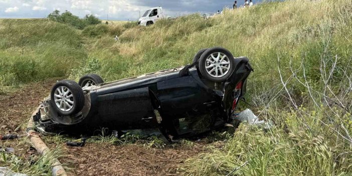 Diyarbakır’da iki otomobilin çarpıştığı kazada 1 ölü, 4 yaralı
