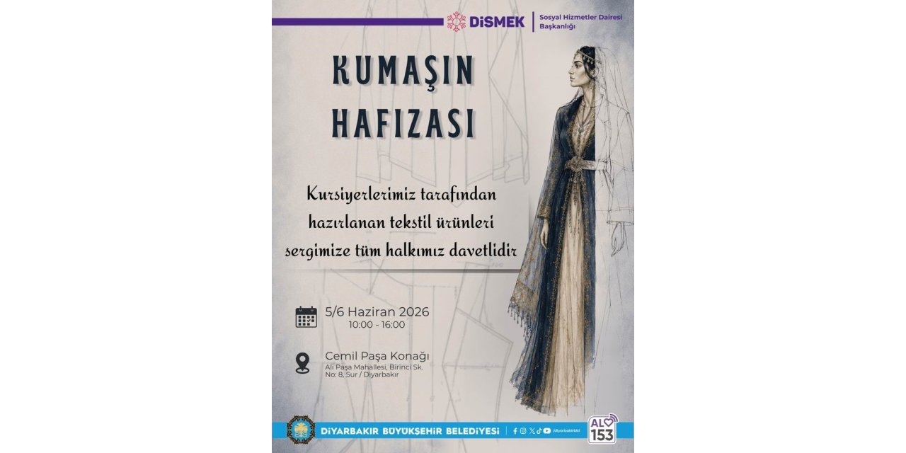 Kursiyerlerin emekleri ‘Kumaşın Hafızası’ sergisinde