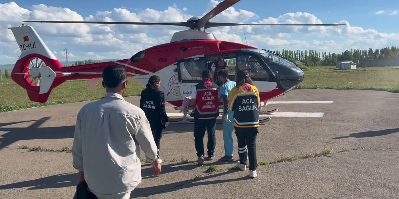 Van ve Muş’tan iki bebek ambulans uçakla İstanbul’a nakledildi