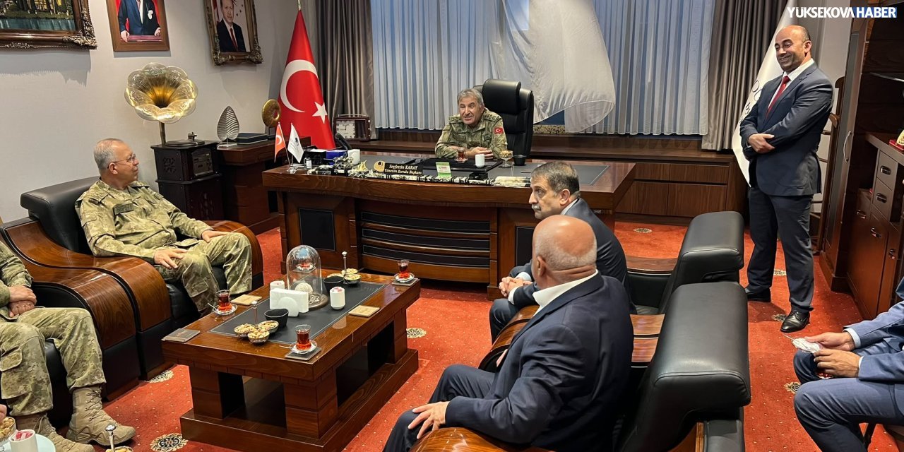 Yüksekova’da Orgeneral Metin Tokel’den ziyaret