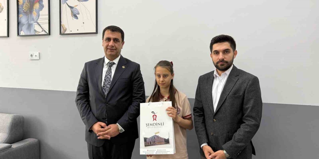 Şemdinlili öğrenci bursluluk sınavından 500 tam puan aldı