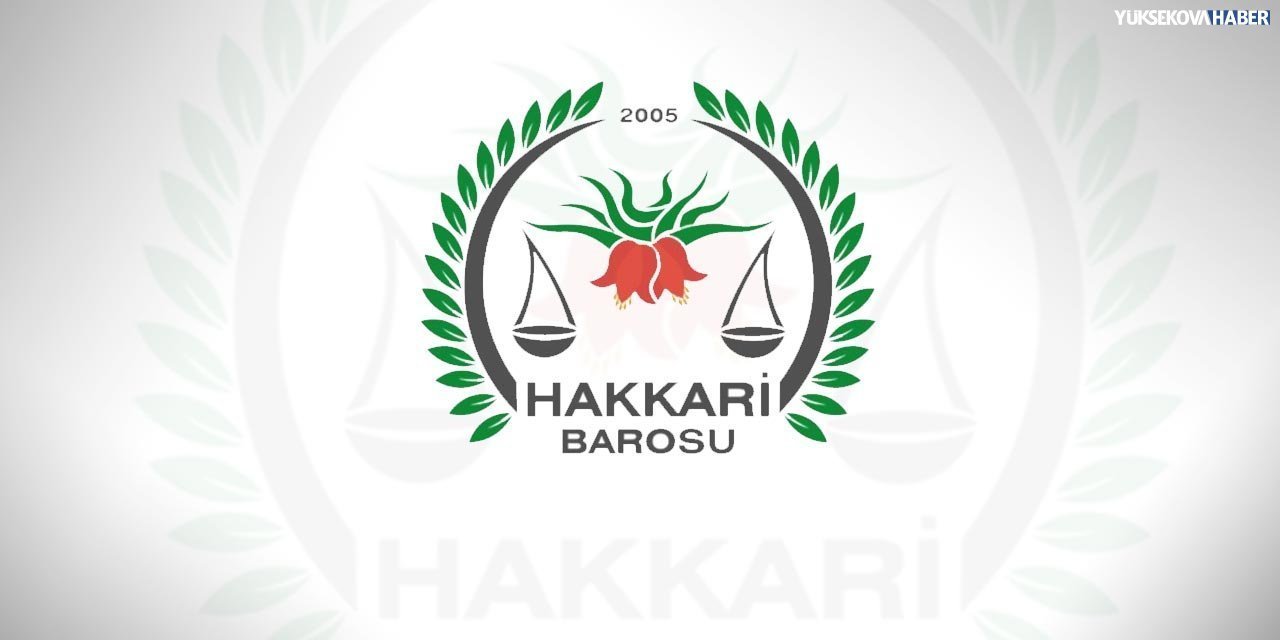 Hakkari Barosu’ndan İran’daki Kürt tutukluların idamlarına tepki
