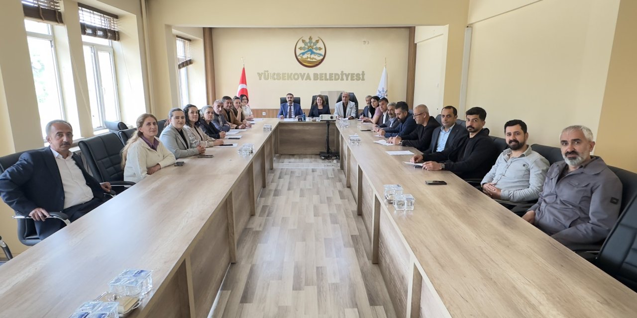 Yüksekova Belediyesi Haziran ayı Meclis toplantısını gerçekleştirdi