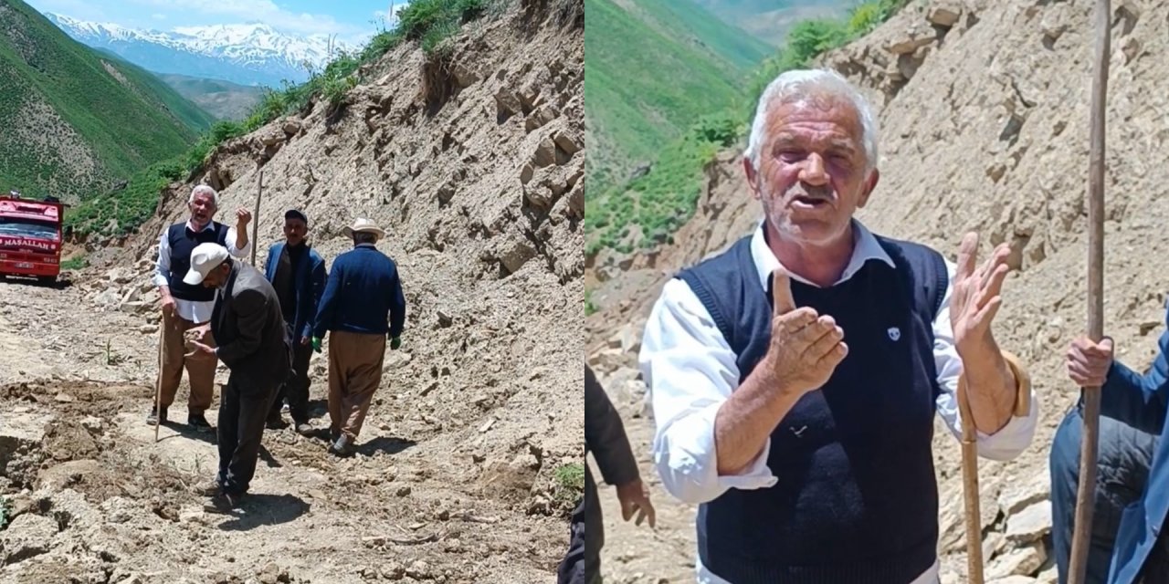 Beşbulak köylüleri yayla yolunun onarılmasını istiyor