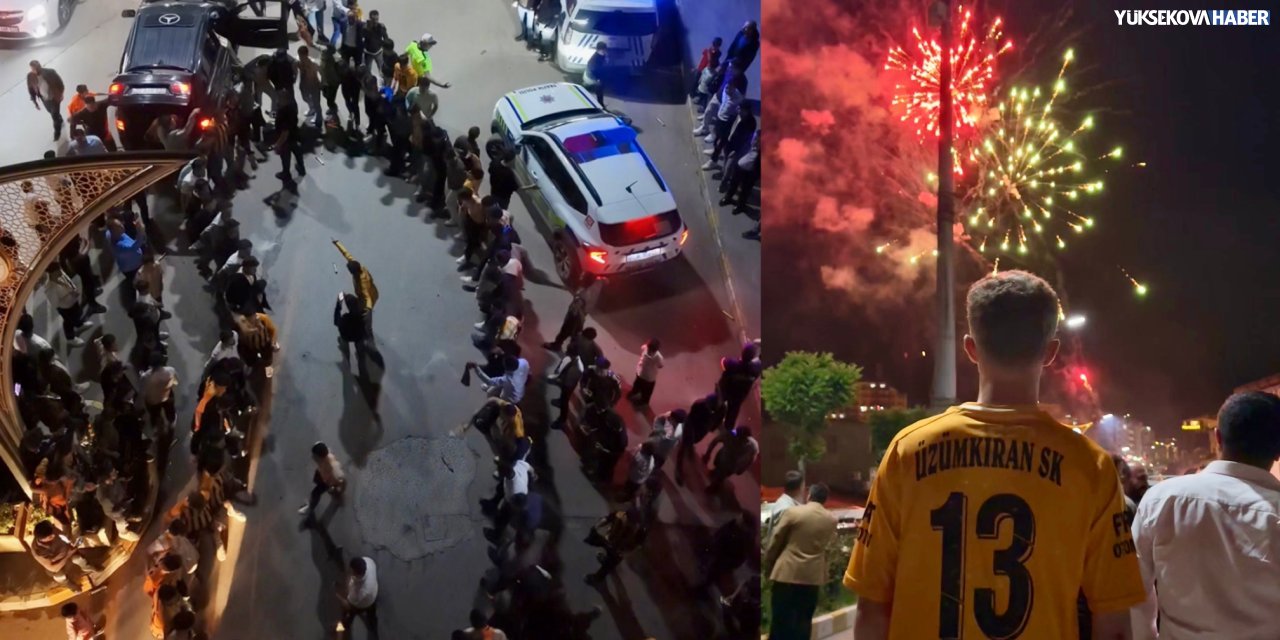 Şemdinli’de Üzümkıranspor’un şampiyonluğu kutlandı