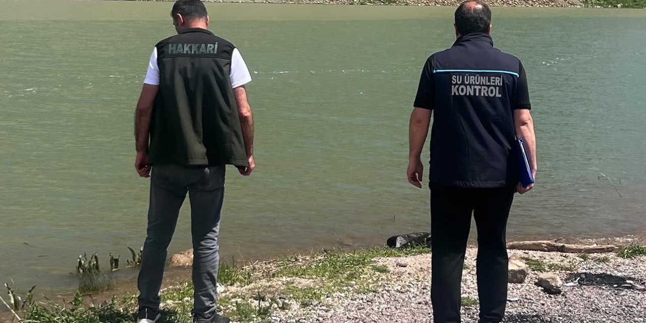 Yüksekova’da su ürünleri denetimleri devam ediyor