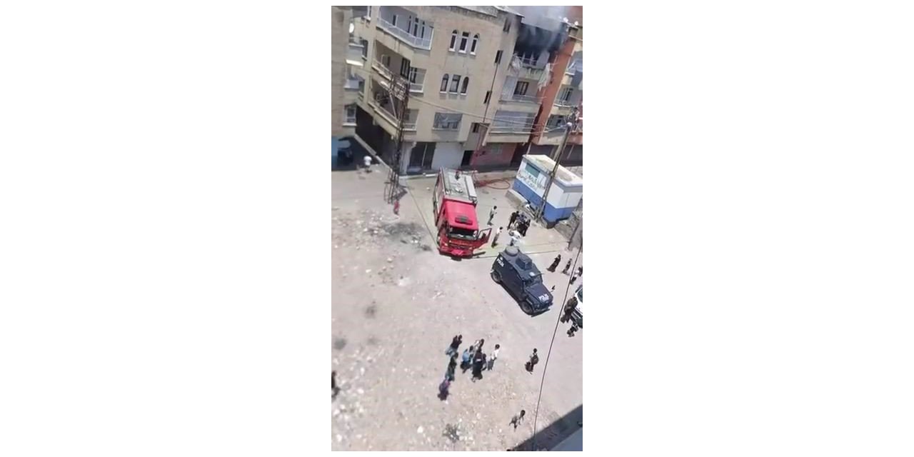 Diyarbakır’da ev kül oldu