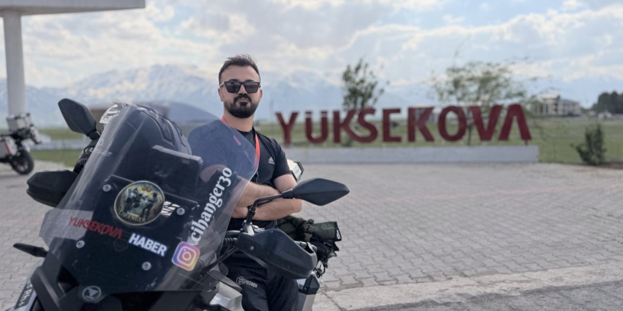 Yüksekovalı Erdinç Kayhan Orta Asya yolculuğuna uğ