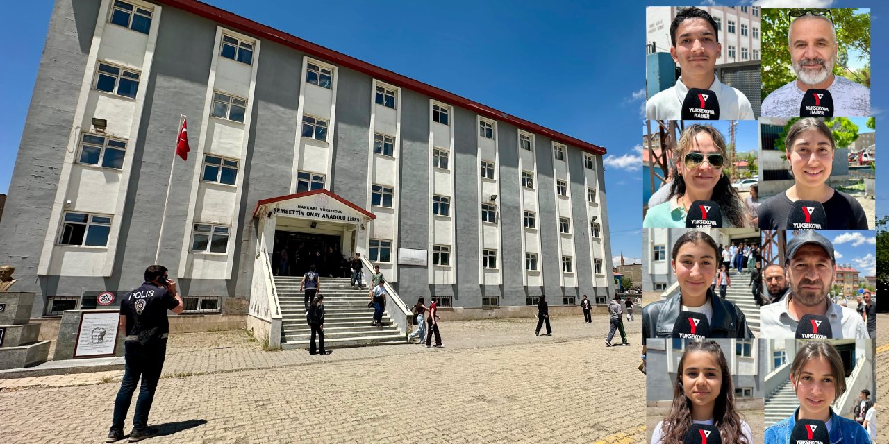 Yüksekova’da 1923 öğrenci LGS sınavına girdi