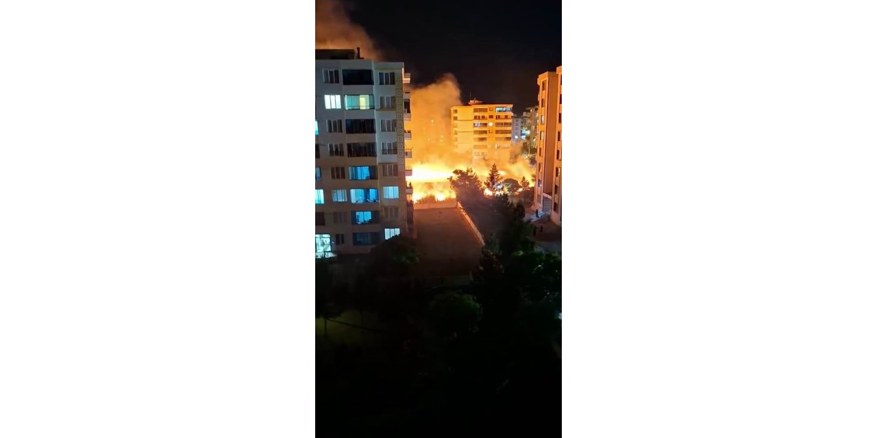Diyarbakır’da korkutan yangın