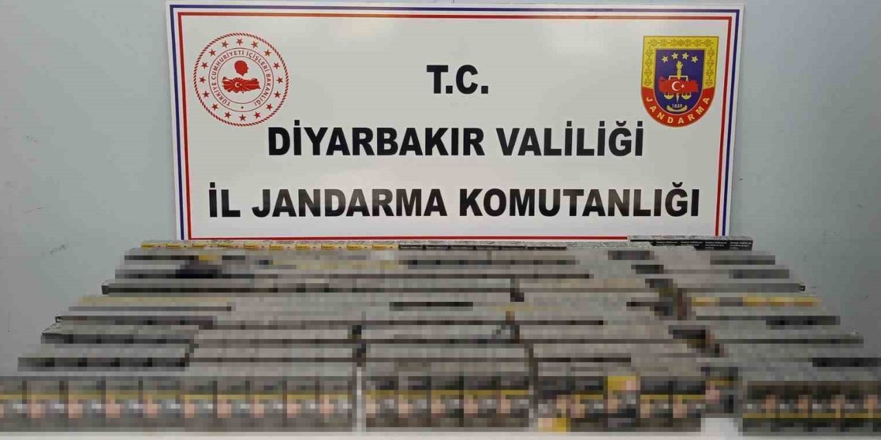 Diyarbakır’da 7 bin 494 paket kaçak sigara yakalandı