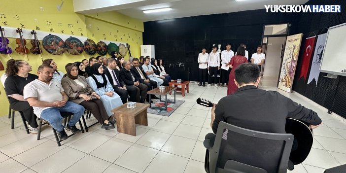 Yüksekova’da öğrenci ve vatandaşlara yönelik müzik atölyesi açıldı