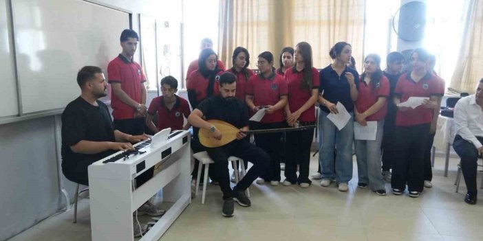 Cizre Güzel Sanatlar Lisesi’nde müzik atölyesi açıldı