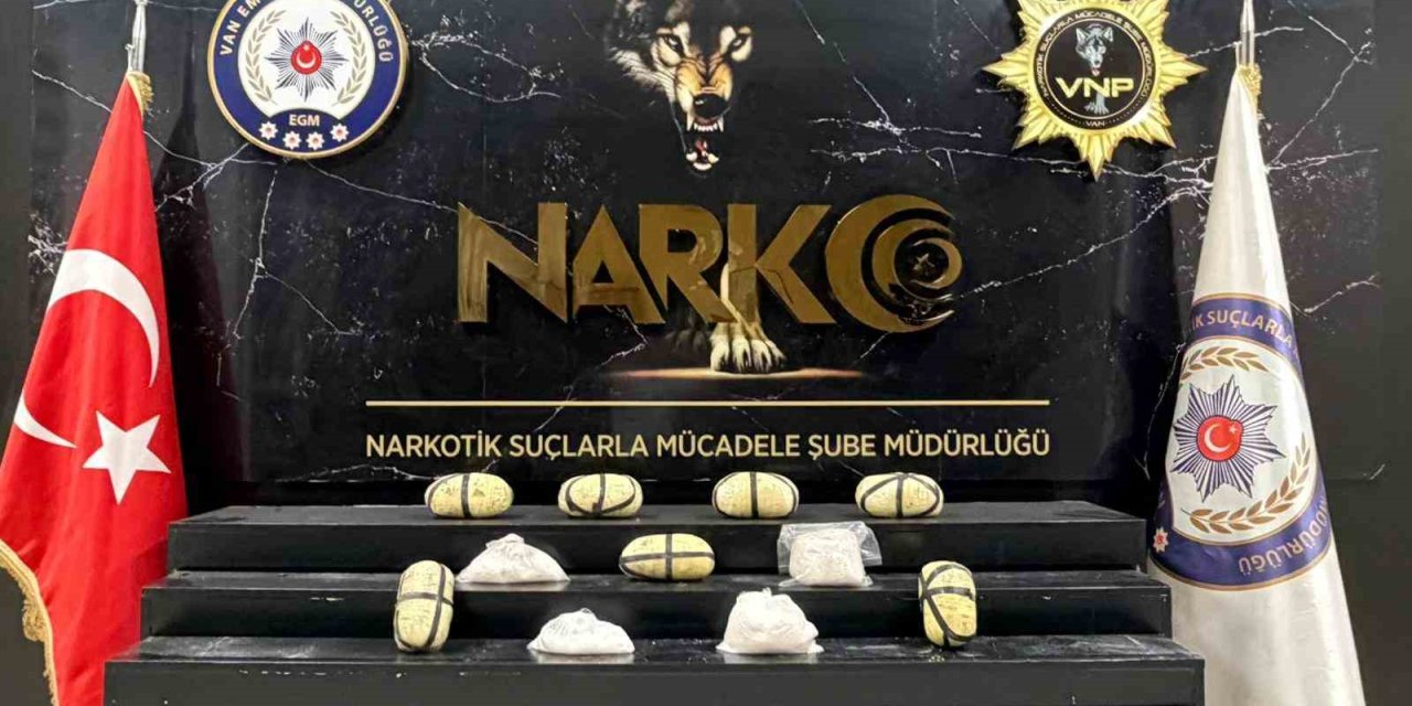 Van’da 10 kilo 260 gram metamfetamin ele geçirildi
