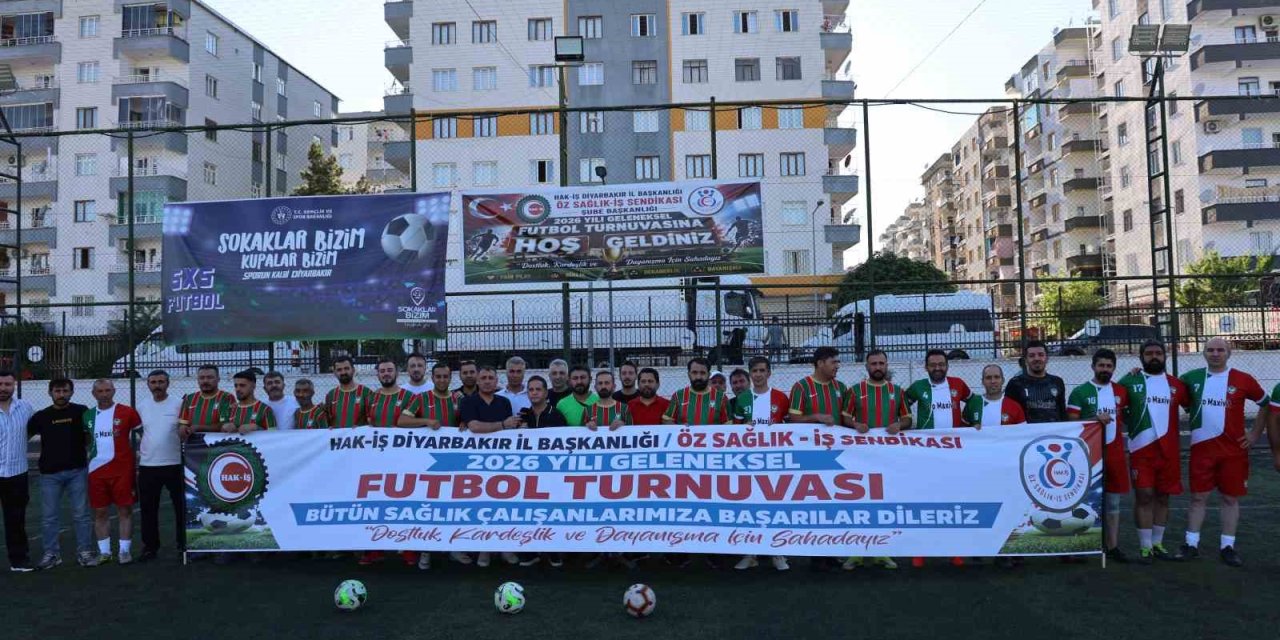 Diyarbakır’da sendika üyelerinin turnuvası start verdi