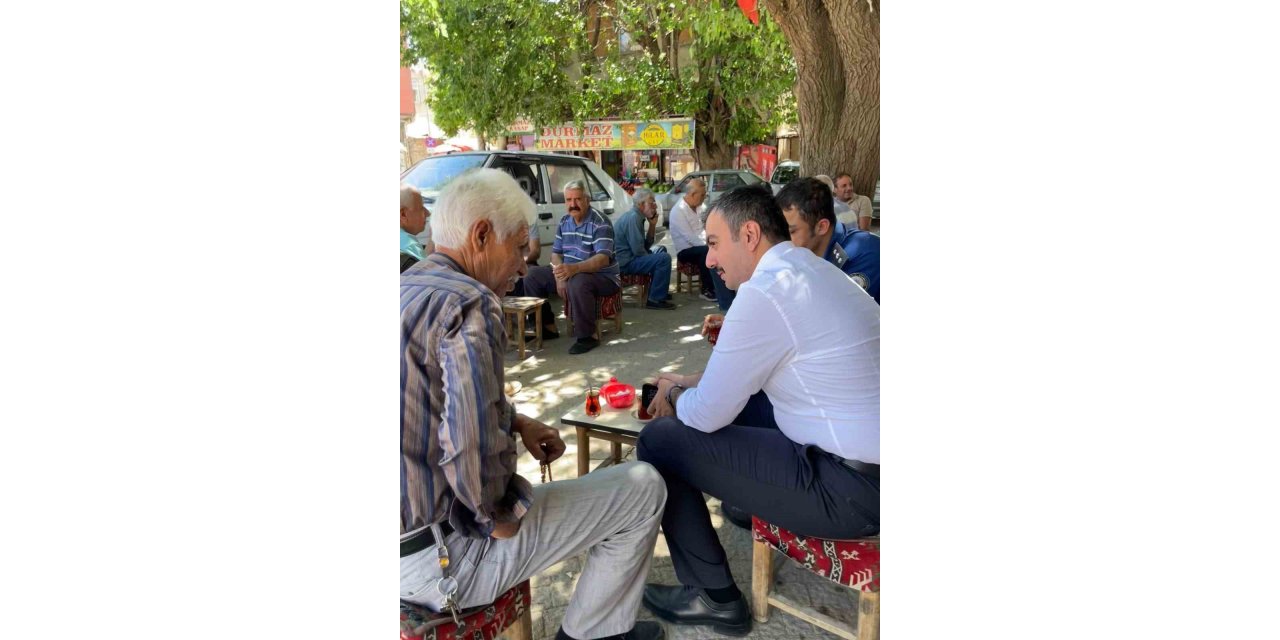 Dicle Kaymakamı Atış, esnaf ve vatandaşlarla buluştu