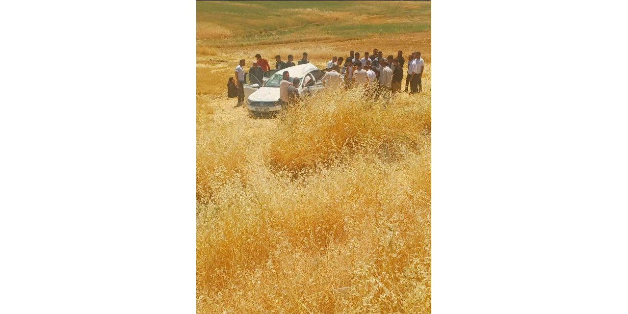 Diyarbakır’da otomobil tarlaya yuvarlandı: 5 yaralı