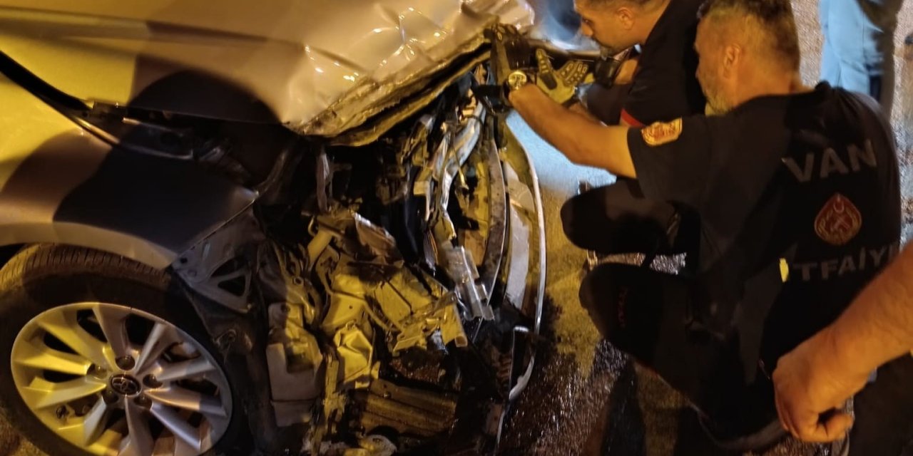 Van’da trafik kazası: 1 kişi yaralandı