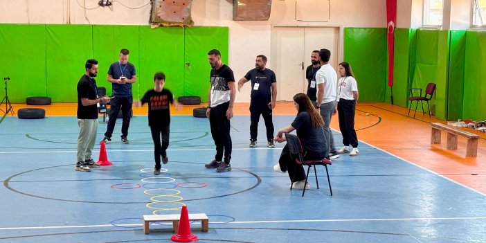Yüksekova’da spor sınıfı için yetenek sınavları sürüyor