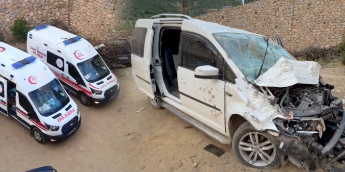 Şemdinli’de trafik kazası: 1’i ağır 3 kişi yaralı