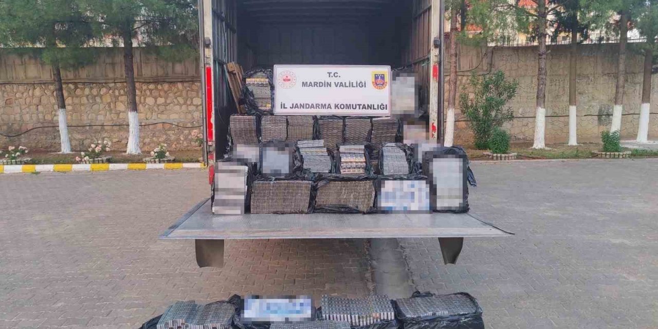 Mardin’de 5 milyon lira değerinde kaçak tütün mamulleri yakalandı