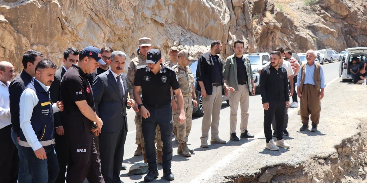 Vali Ekici, Habur Çayı’ndaki arama çalışmalarını yerinde inceledi