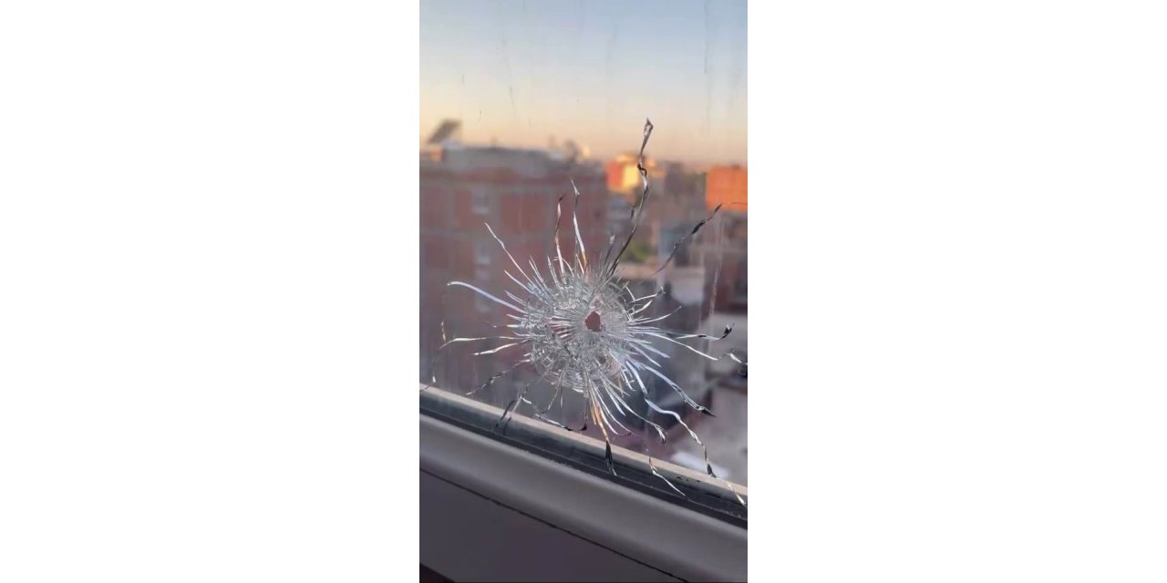 Diyarbakır’da bir evin penceresine kurşun isabet etti
