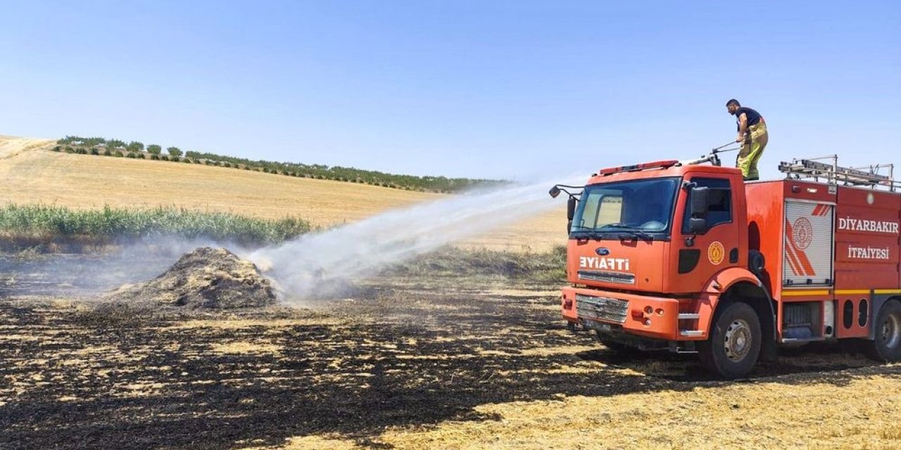 Diyarbakır'da itfaiye ekipleri 73 günde bin 804 yangına müdahale etti