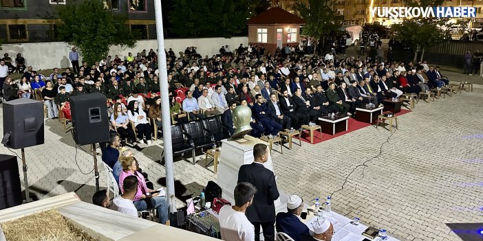 Yüksekova’da 15 Temmuz Demokrasi ve Millî Birlik Günü programı düzenlendi