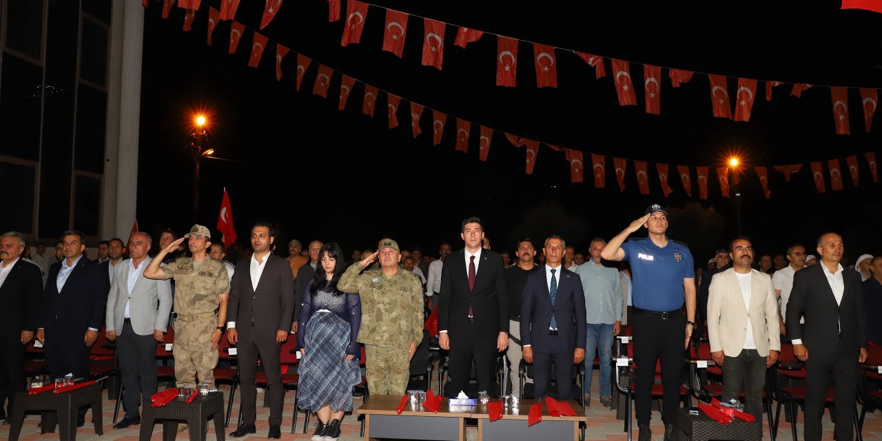Şemdinli’de 15 Temmuz anma programı düzenlendi