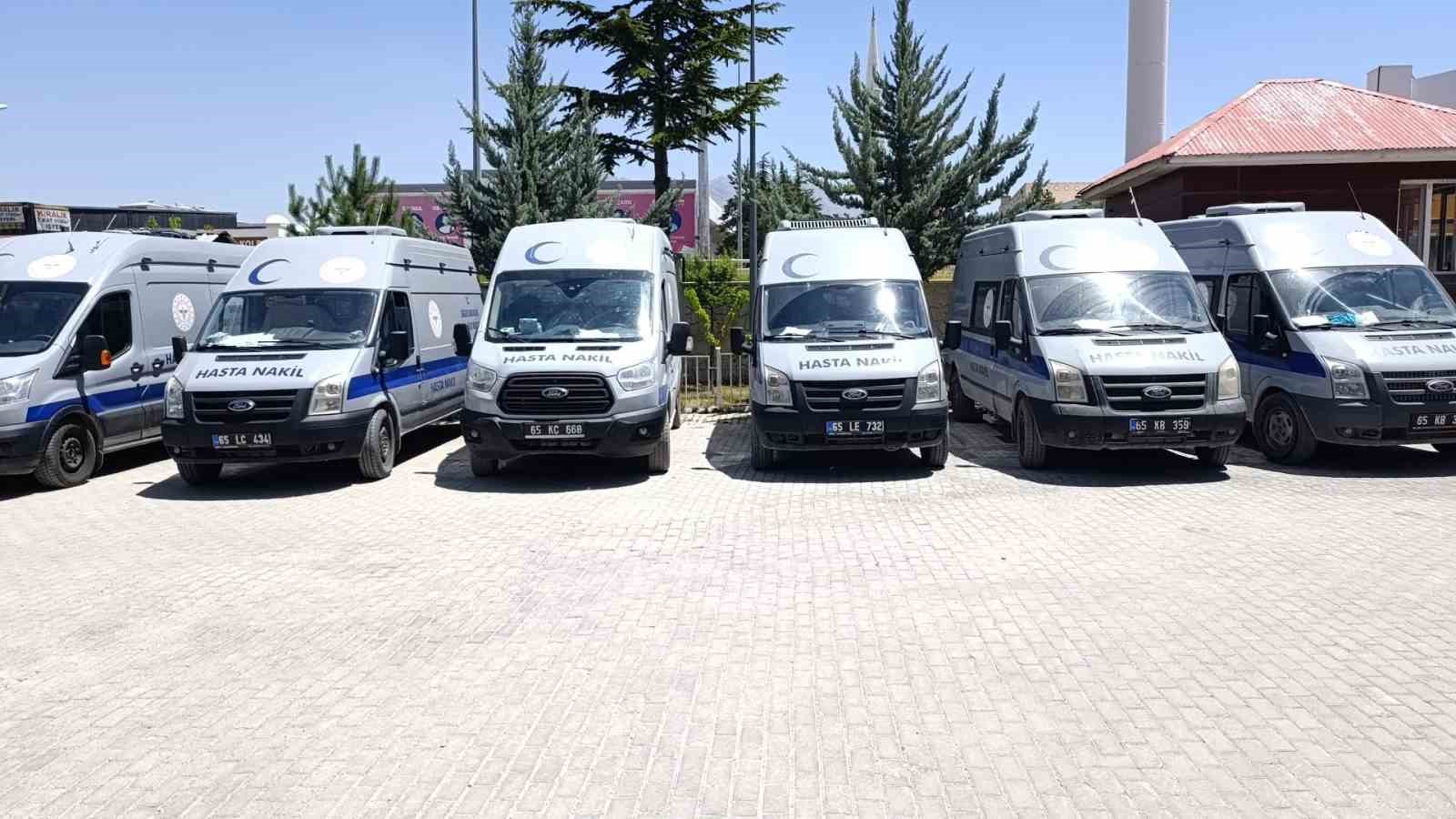 Van Sağlık Müdürlüğü’nün hasta nakil filosu yenilendi
