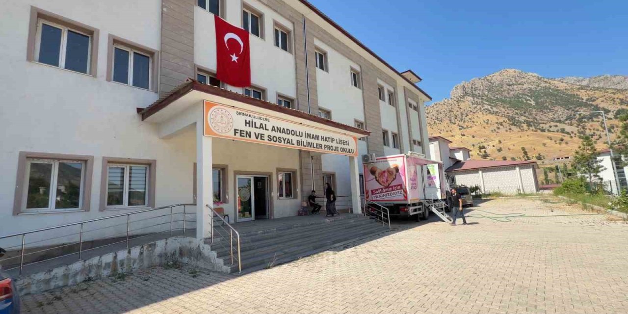 Uludere’de mobil KETEM aracı hizmette