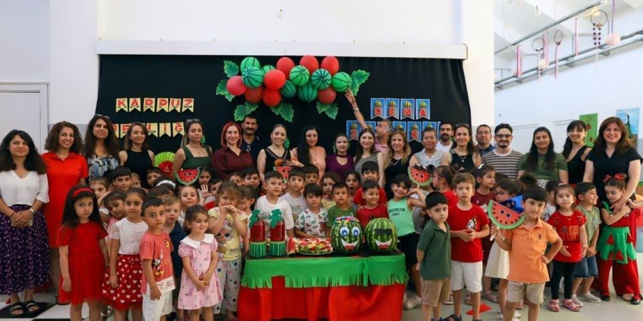 Çocuklar Karpuz Şenliği’nde eğlenip öğrendi