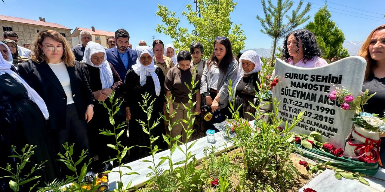 Yüksekova’da Süleyman Aksu, Suruç Katliamı’nın 11. yılında mezarı başında anıldı