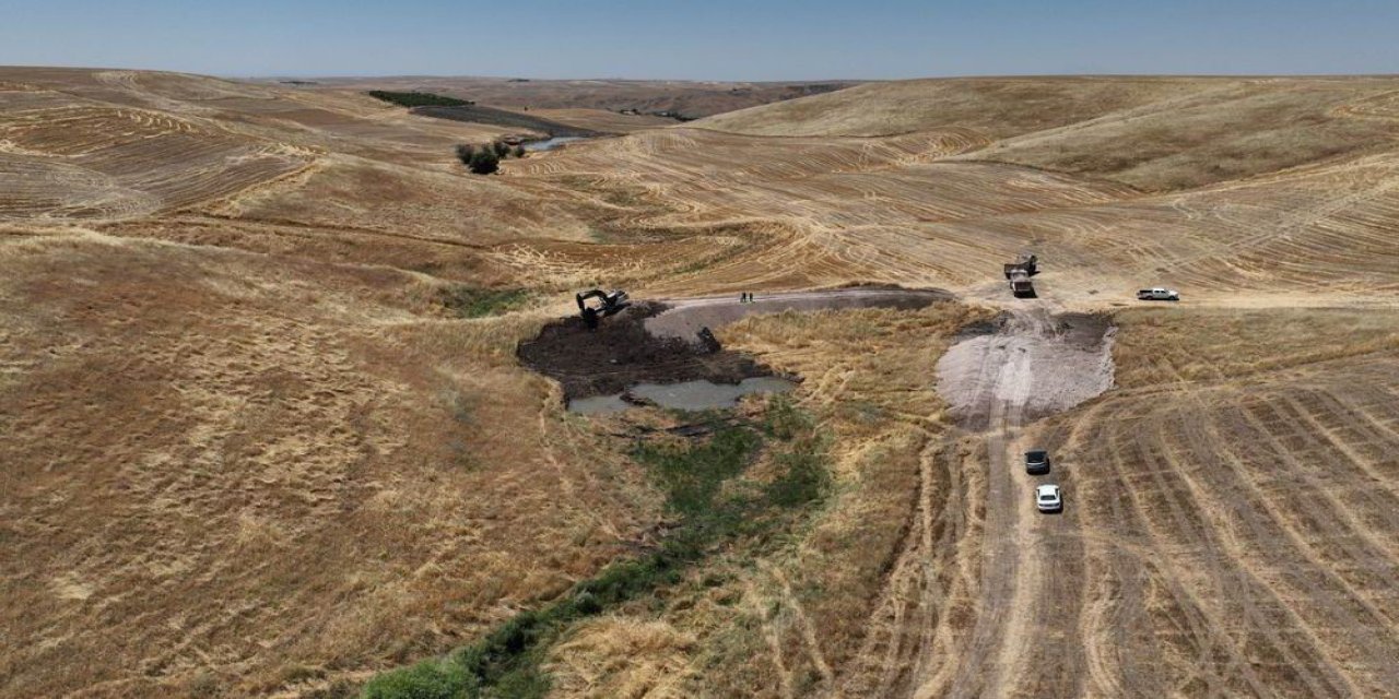 Diyarbakır Büyükşehir Belediyesi 11 ilçede 47 gölet onarıyor
