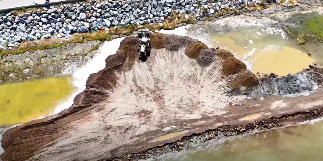Uzmanından Tatvan sahilindeki dolgu çalışmasıyla ilgili uyarı