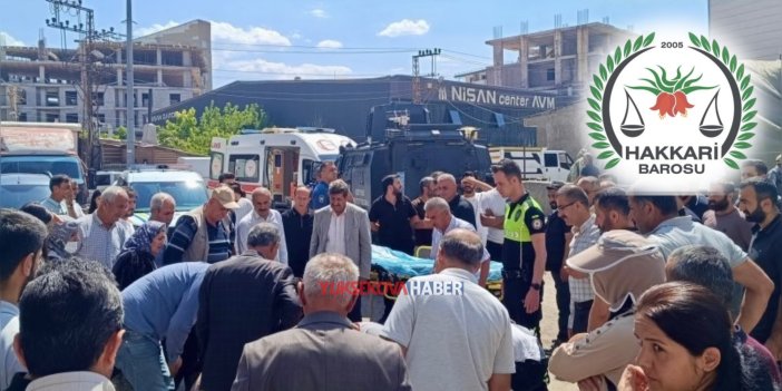 Hakkari Barosu’ndan Yüksekova’daki zırhlı araç kazasına ilişkin açıklama