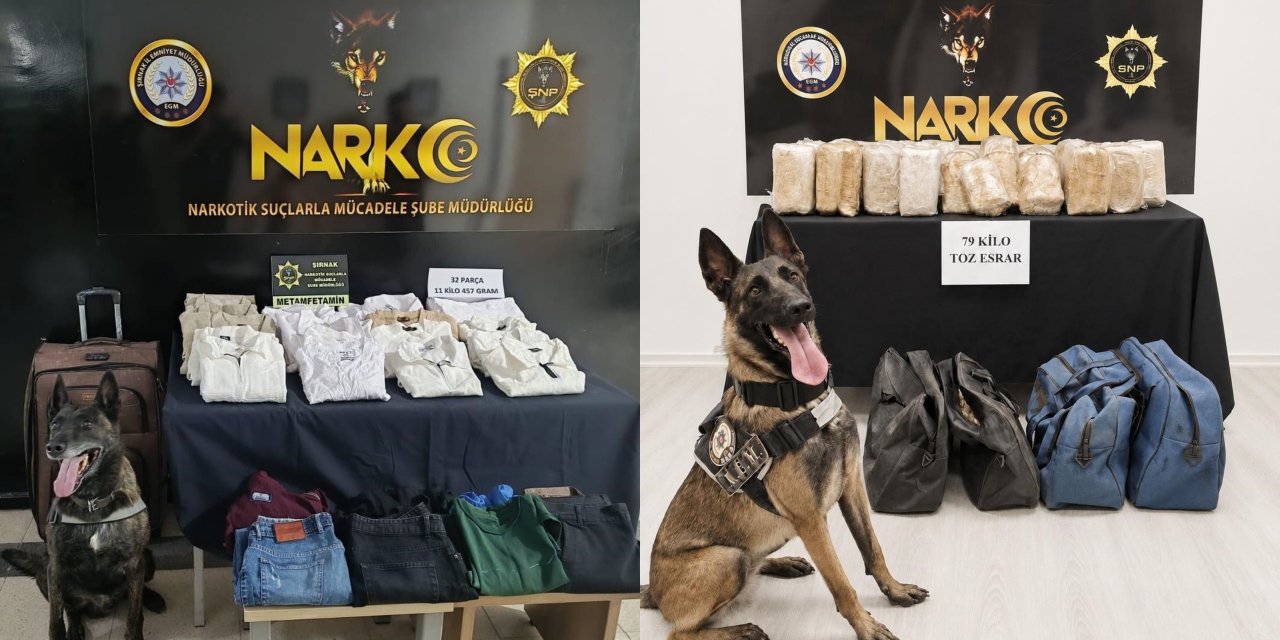 Şırnak’ta 90 kilo uyuşturucu ele geçirildi